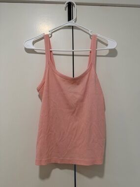 wild fable Peachy Pink Ribbed Tank Top